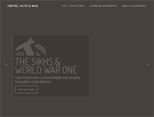 Tablet Screenshot of empirefaithwar.com